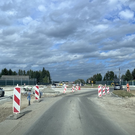 Rozbudowa drogi z Rzeszowa do Jasionki [wrzesień 2023] - fot 37